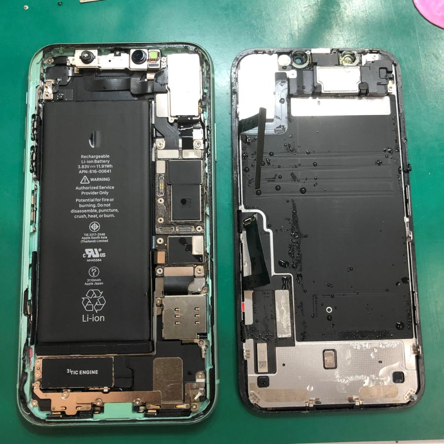 iPhone11（アイフォン）の水没復旧！「スマホ修理工房　池袋P'パルコ本店」へお持ち込みください