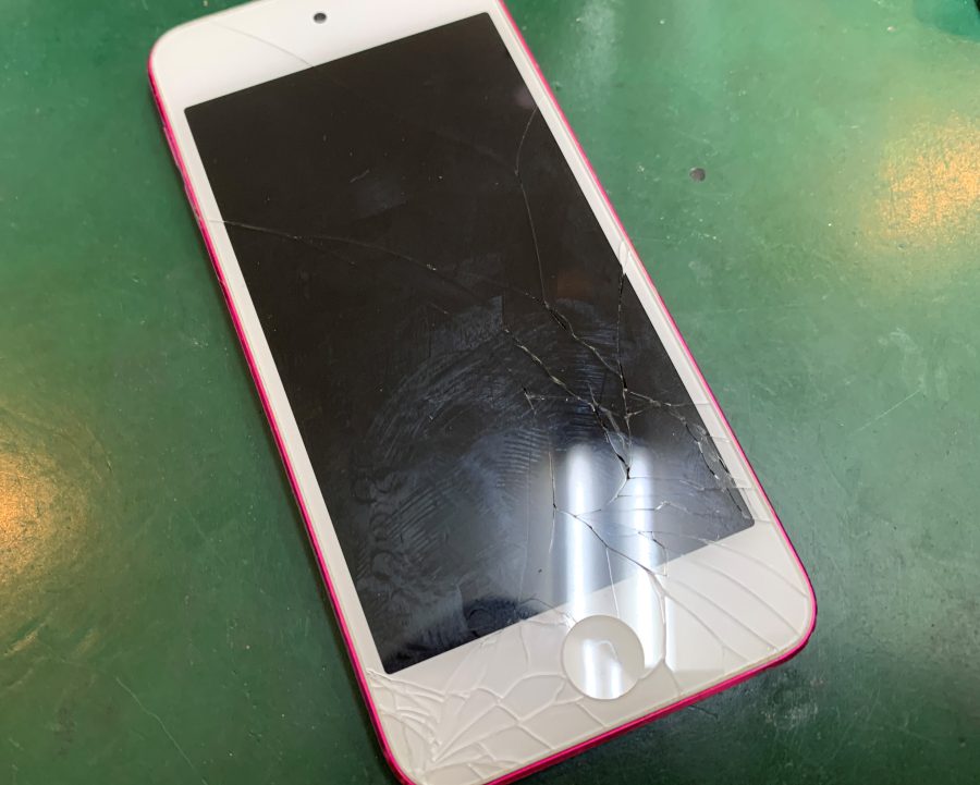 iPod Touch6 画面割れ修理しました！