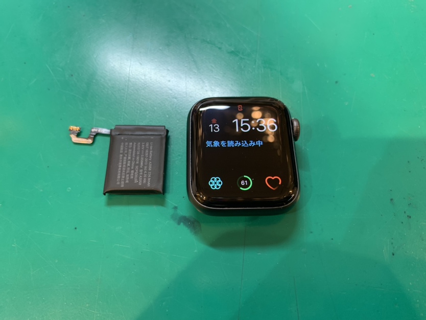 Apple Watch S4 40mm　バッテリー交換　【スマホ修理工房】