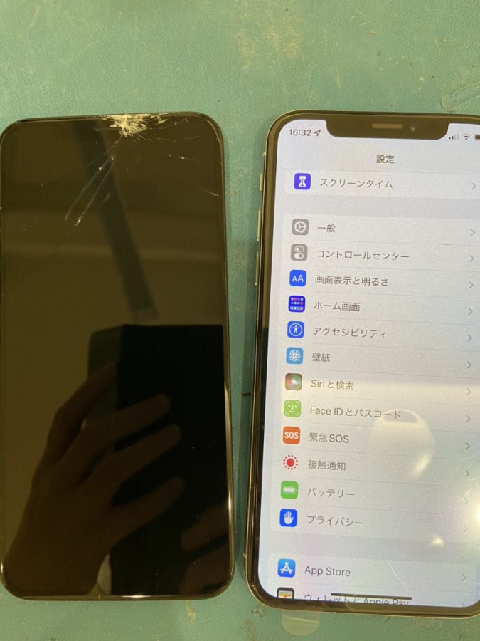 落として割れてしまったiPhoneの画面修理なら?データそのままで修理！