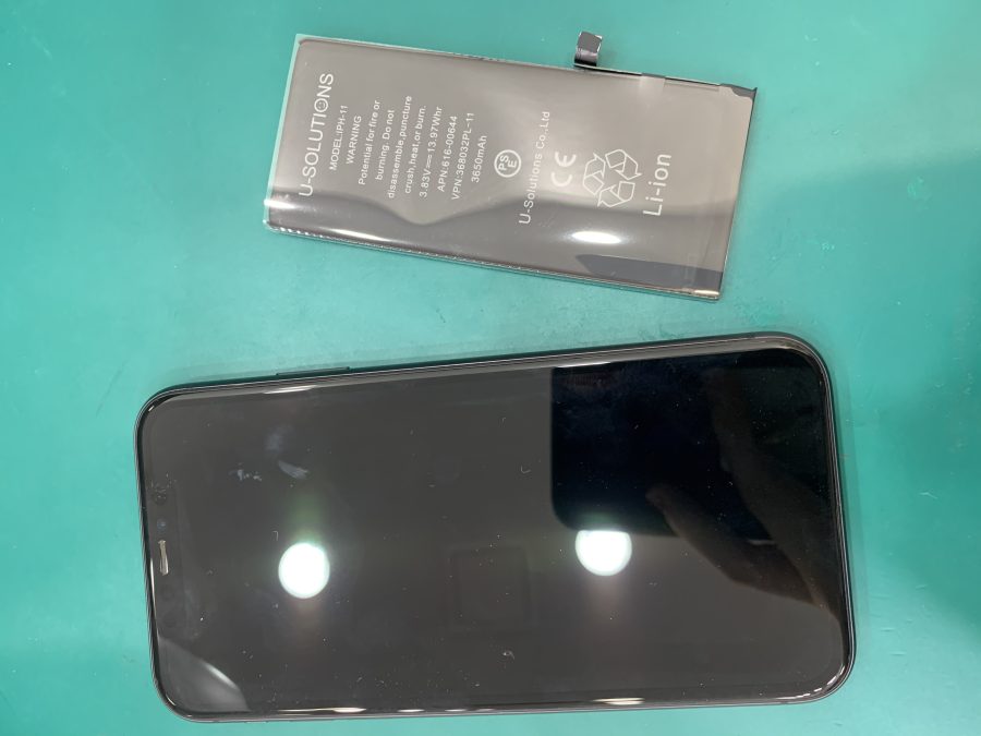 【バッテリー交換修理】iPhoneXR(アイフォンXR)急に電源が落ちてしまう