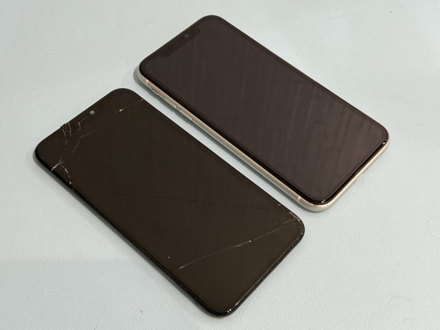画面が割れてタッチができない！iPhone11(アイフォン)の画面交換修理ならスマホ修理工房水戸オーパ店へ！！