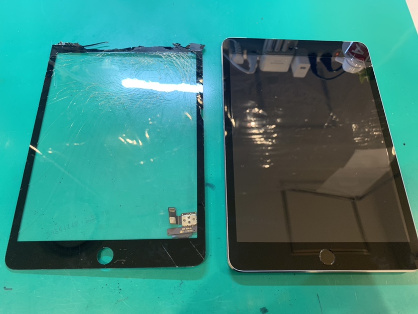 iPad mini3（アイパッド ミニ3）の画面が割れてしまった時はスマホ修理工房新宿PePe店でその日のうちに直せちゃい