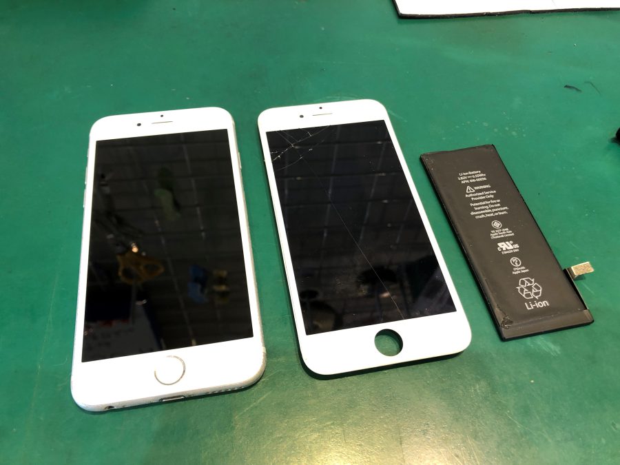 ✨iPhone6S ガラス＆バッテリー交換を致しました！！