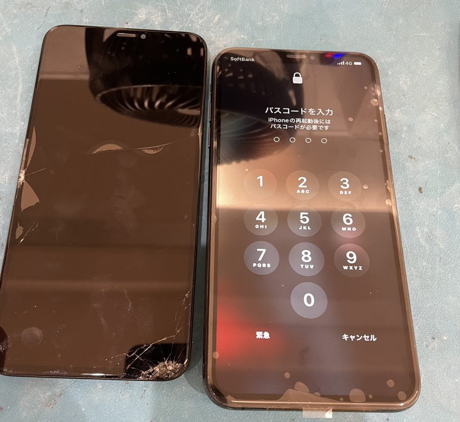 iPhone XS MAX(アイフォン)の画面交換ならスマホ修理工房イオンモール福岡店へ