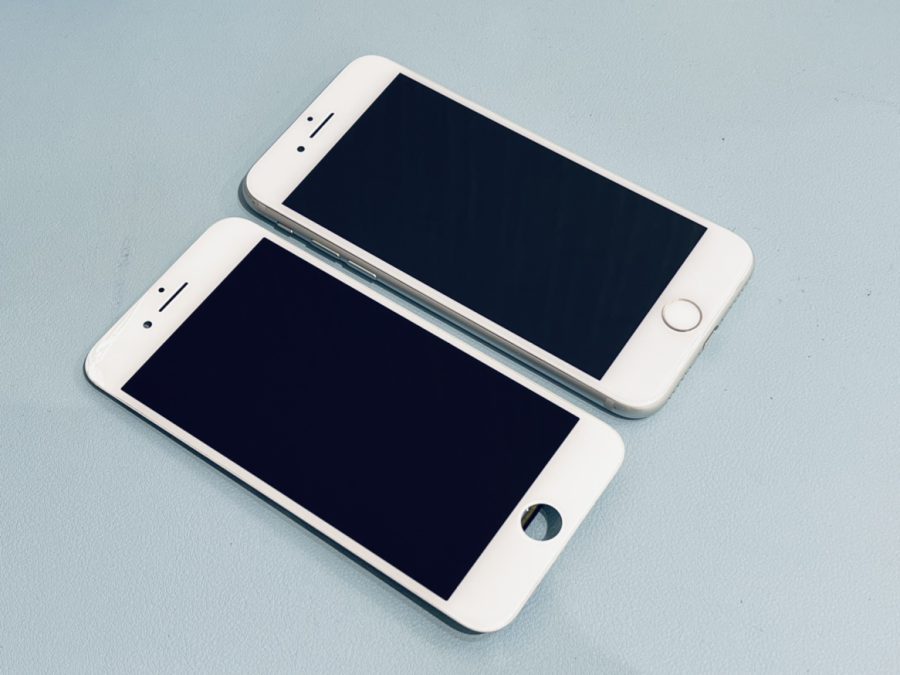 アスファルトに落としてガラスが割れてしまったiPhone7(アイフォン)の画面割れはスマホ修理工房水戸オーパ店にお任せ！！