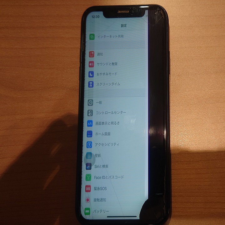 画面が映らない!仙台市からお越しのiPhoneXR(アイフォンテンアール)の修理を行いました!
