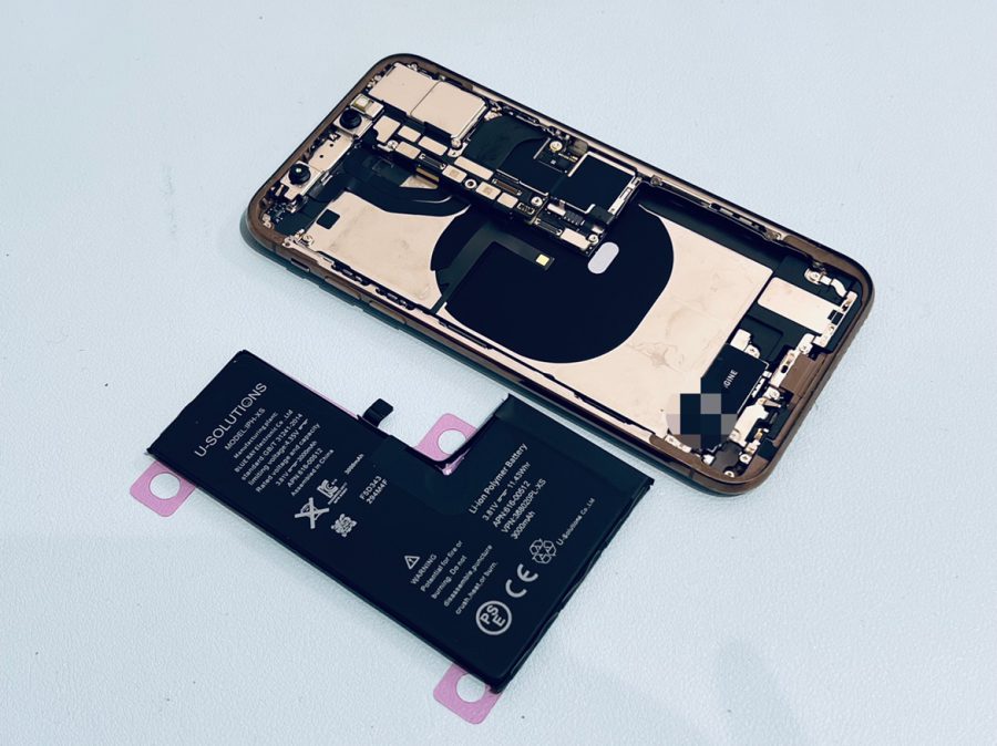 iPhoneXS(アイフォン)のバッテリー交換修理はスマホ修理工房水戸オーパ店にお任せください！