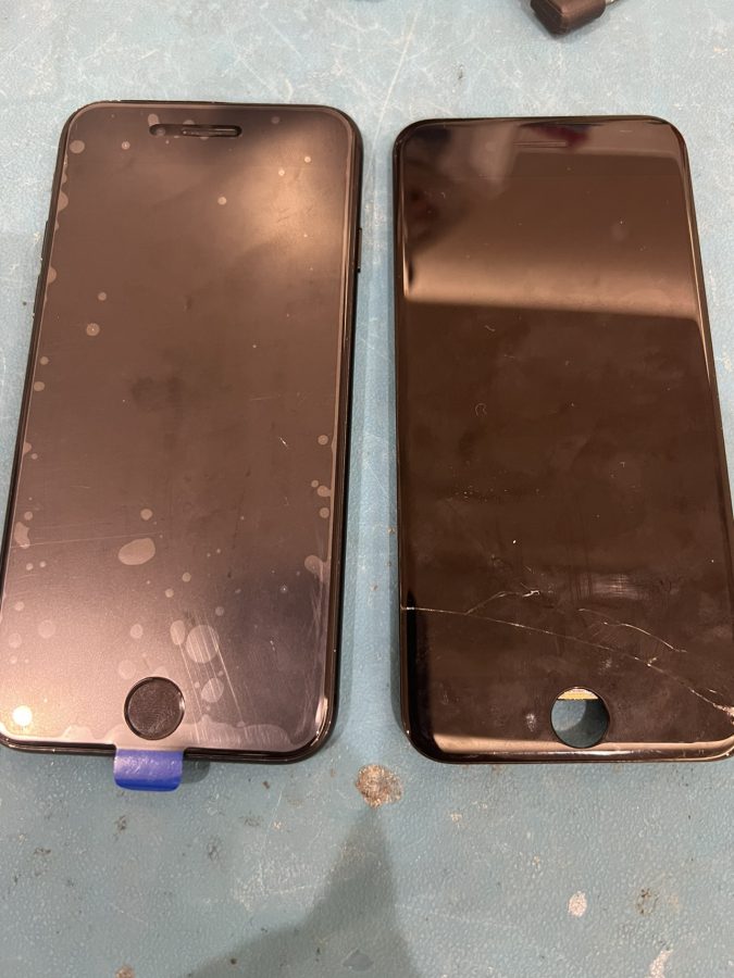 iPhone7(アイフォン)の液晶、ガラス割れ？！！