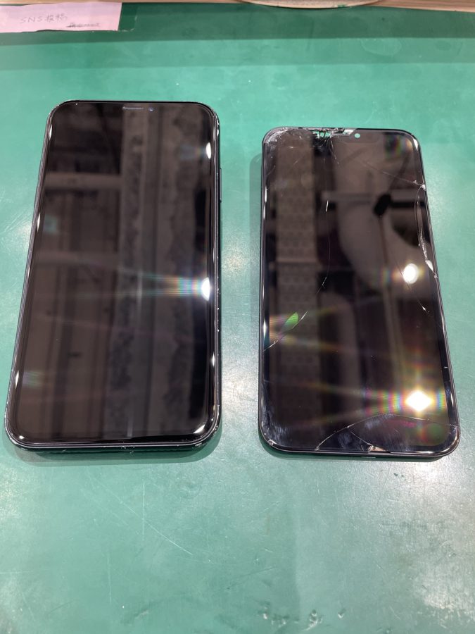 iPhoneXR(アイフォン)の画面修理でお困りの方は、    「スマホ修理工房池袋P’パルコ店」へ！