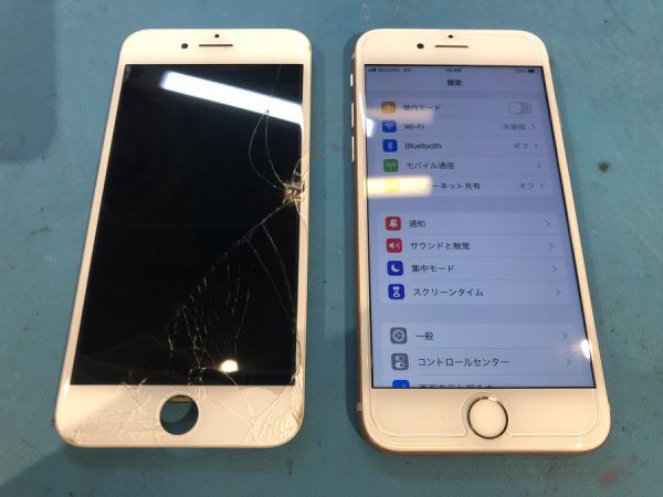 iPhone8（アイフォン）の画面がつかないけれど、通知音は鳴る...。それ、スマホ修理工房渋谷店で直るかも！