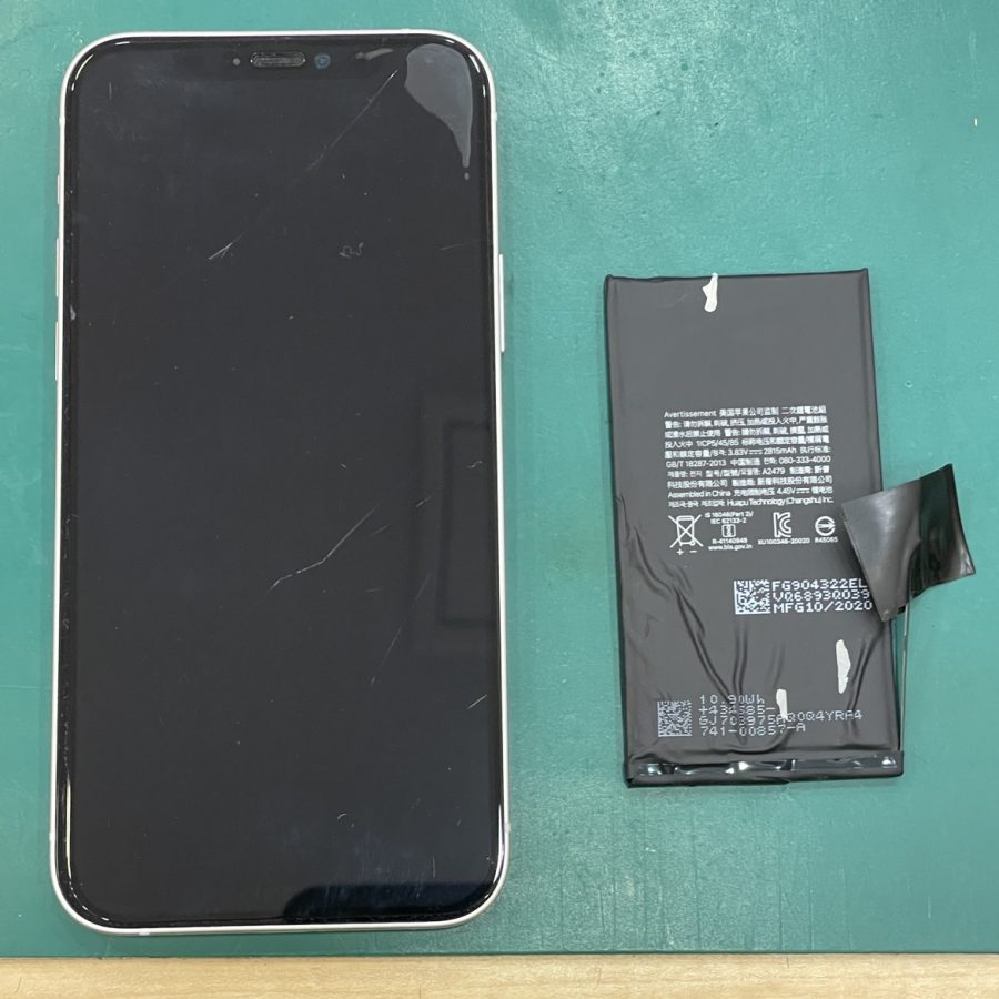 横浜市栄区からお越しのお客様より、バッテリーの減りが早くなったとiPhone12(アイフォン)のバッテリー交換でお持ち込みいただ