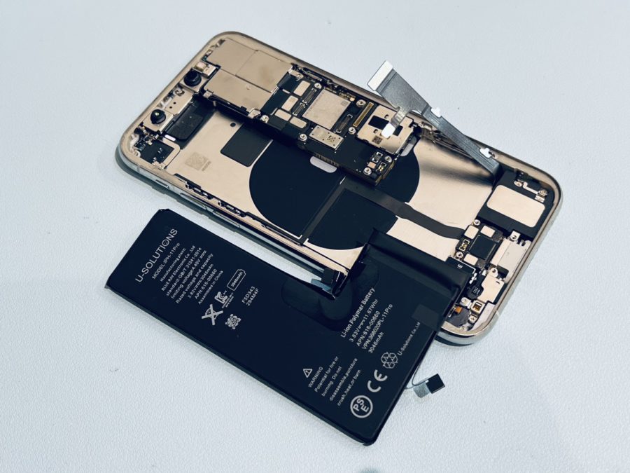 iPhone11Pro(アイフォン)のバッテリー交換ならスマホ修理工房水戸オーパ店にお任せください！