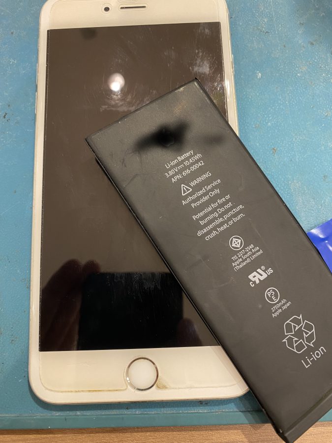 予約が無くても即日で修理!iPhone6Splus（アイフォン）バッテリー交換を行いました!