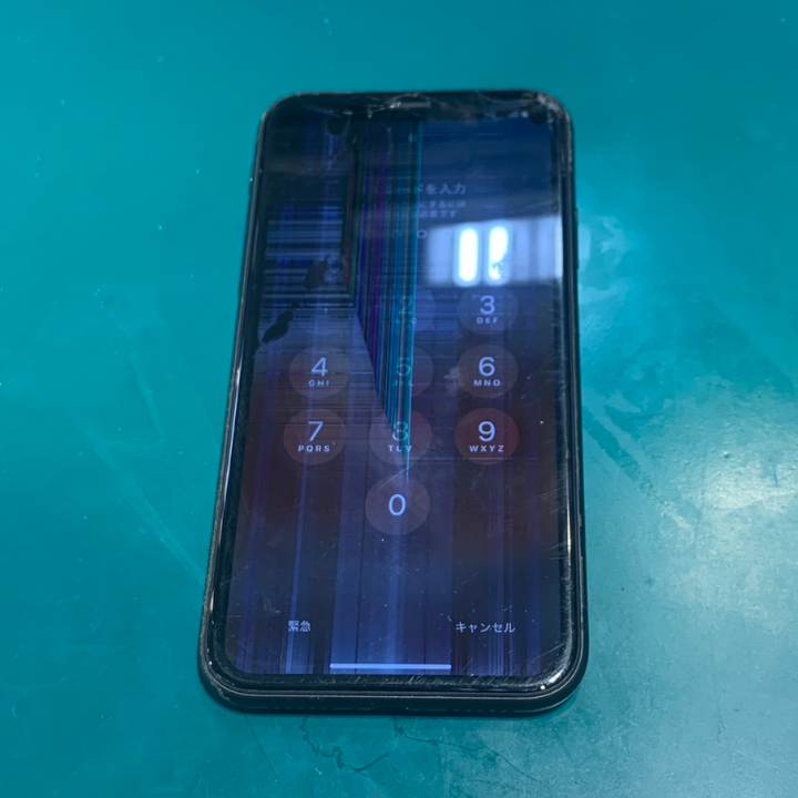液晶が壊れたらすぐに修理を！iPhone11（アイフォン11）画面交換【スマホ修理工房ココリア多摩センター店】