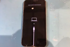 iPhoneXS（アイフォン）がリンゴループ状態に…　スマホ修理工房渋谷店ならデータ復旧できる！かも？