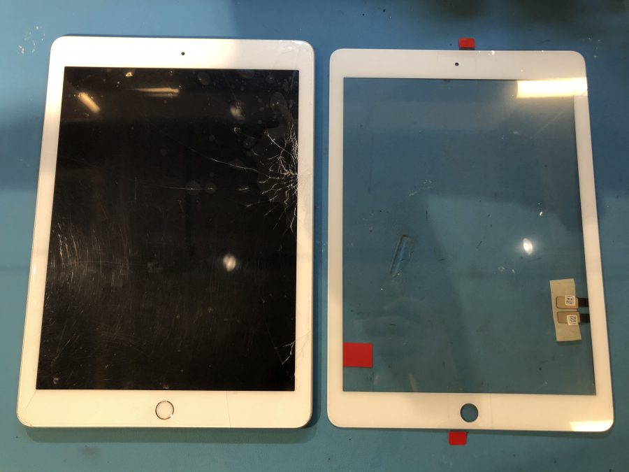 iPad6（アイパッド第6世代）のガラスにひび割れが…　スマホ修理工房渋谷店へ！