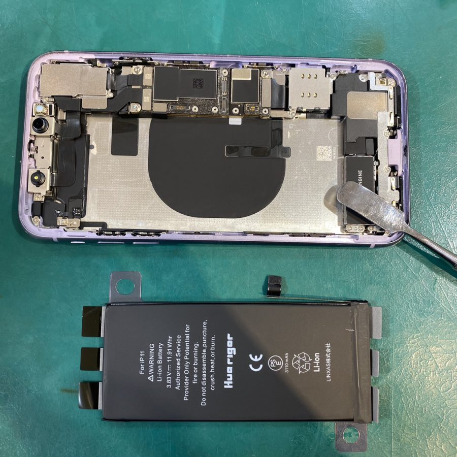 バッテリー交換で快適に！店頭ですぐにご対応可能です！iPhone11(アイフォン)　バッテリー交換