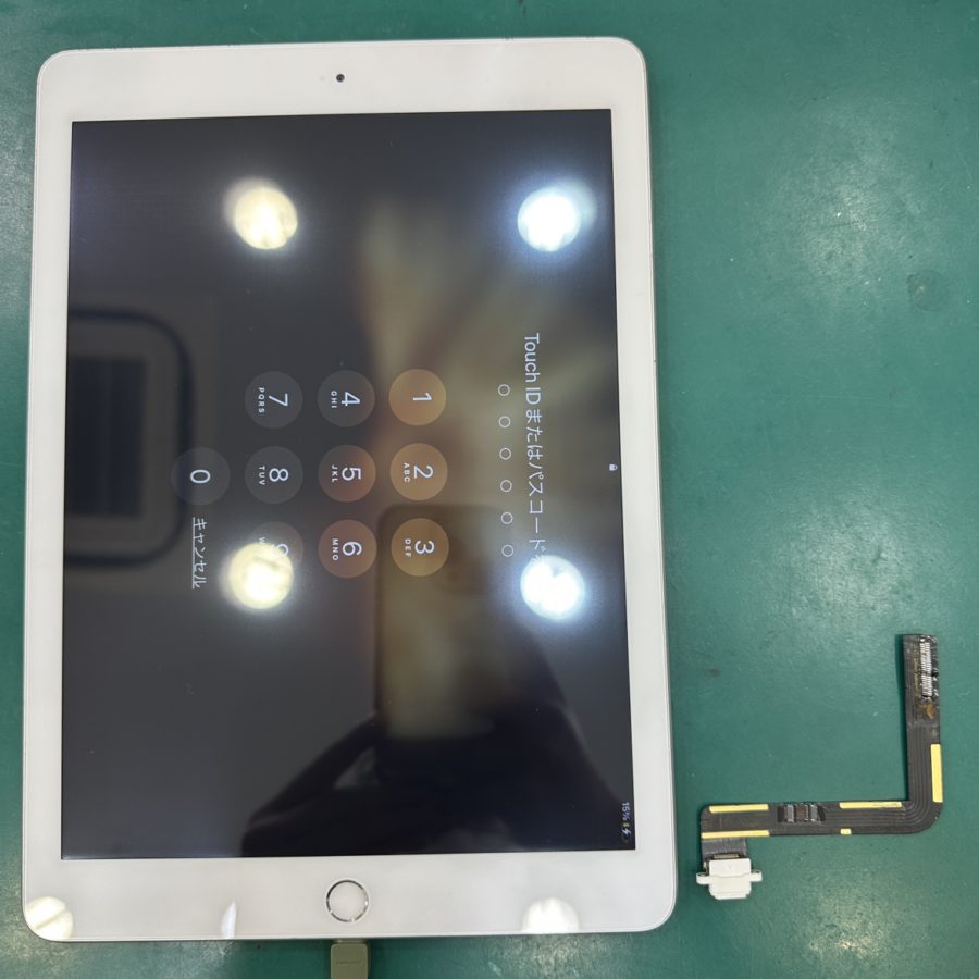 充電ができなくなってしまったiPad6(アイパッド6)の充電コネクタ修理を承りました！【スマホ修理工房テラスモール湘南店】