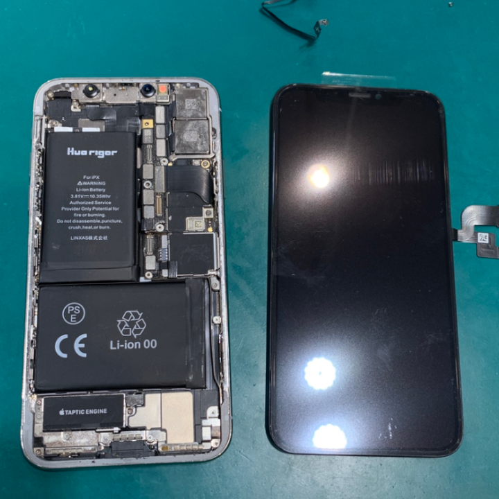 すぐにご対応可能です、画面の故障は当店にご相談ください！iPhoneX（アイフォン）画面交換修理