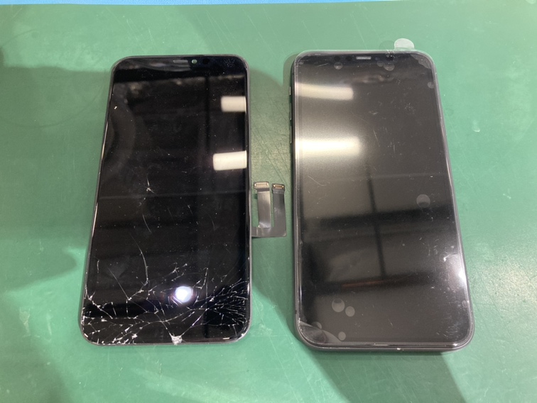 スマホ修理工房渋谷店ならiPhone11（アイフォン）のガラス割れ、液晶破損修理がデータそのまま、最短15分で完了します！