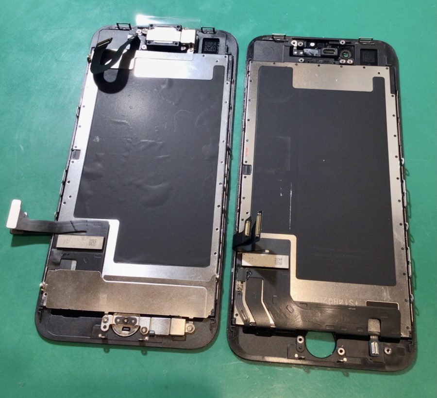 iPhone SE3 画面交換と熱伝導シート（グラフェンシート）貼り付け【スマホ修理工房 東松山店】