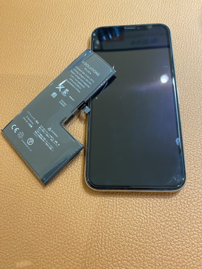 宮城県からお越しのお客様よりiPhoneXS(アイフォン)バッテリー修理を行いました!【スマホ修理工房仙台PARCO2店】