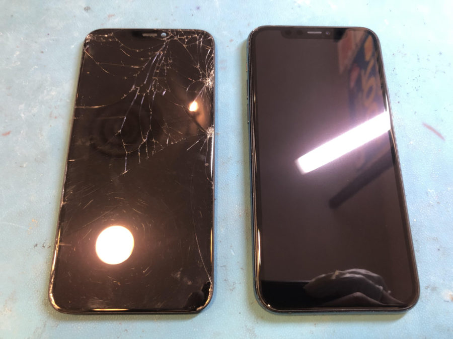 iPhone11Pro（アイフォン11プロ）の画面割れ交換！即日・データそのままで【スマホ修理工房池袋P‘パルコ店】へ！