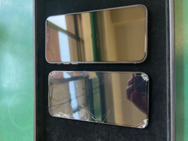 iPhone12　画面割れ　液晶不良　ご相談は【スマホ修理工房上野店】へ