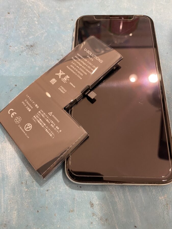 仙台市からお越しのお客様よりiPhoneXバッテリー修理対応を行いました!【スマホ修理工房仙台PARCO2店】