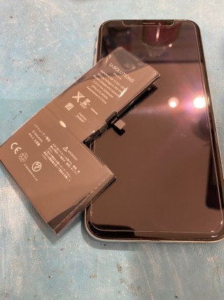 福島よりお持ち込みiPhoneX（アイフォン）のバッテリーの交換をご依頼いただきました!【スマホ修理工房仙台パルコ2店】