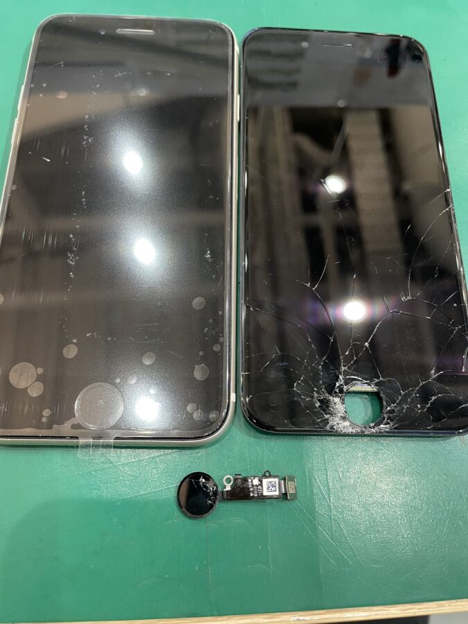 iPhoneSE3（SE第3世代）の画面交換、ホームボタン交換なら【スマホ修理工房池袋P‘パルコ店】へ！