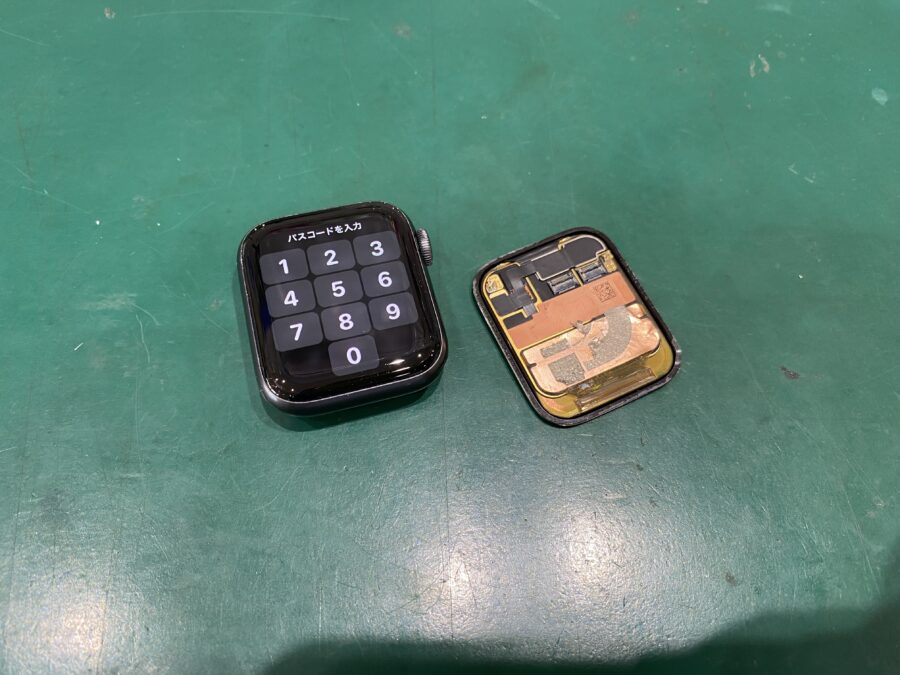 Apple Watch(アップルウォッチ)シリーズ6 40㎜の画面が割れてしまって映らない