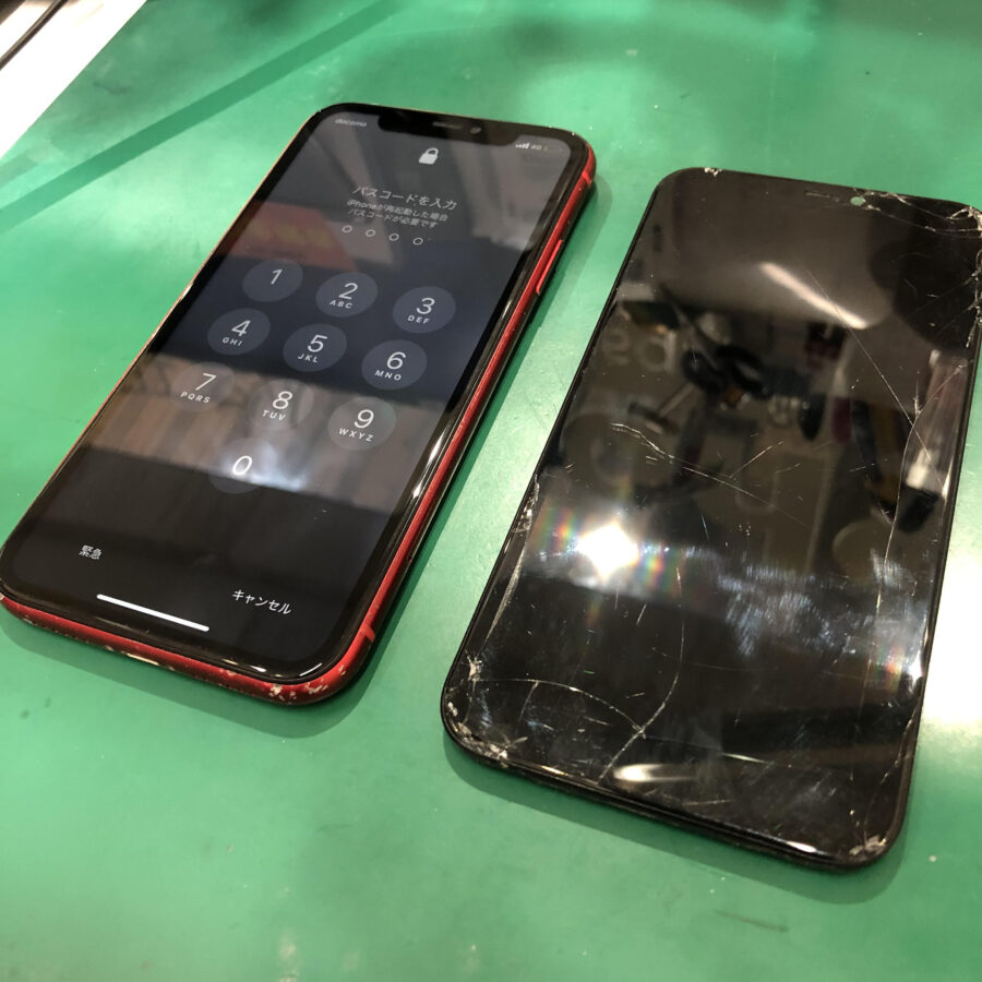 iPhone11（アイフォン11）の画面交換！即日・データそのままで修理対応可能な【スマホ修理工房池袋P‘パルコ店】へ！