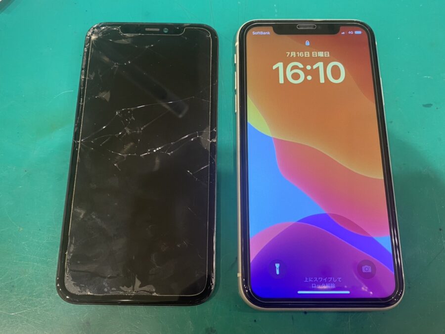 iPhone画面修理の際は、ぜひガラスフィルムもご一緒に！！【スマホ修理工房新宿PePe店】