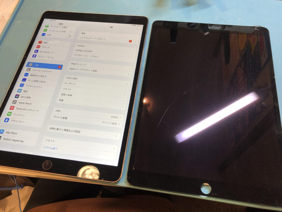 iPad Pro10.5インチ（A1701/A1709）の画面割れ交換！！iPad（アイパッド）の修理なら、「スマホ修理工房」