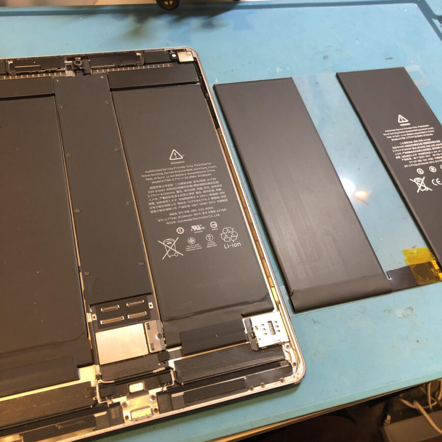 iPad Pro10.5インチ（アイパッドプロ）（A1701/A1709）のバッテリー交換【スマホ修理工房　池袋P'パルコ本店】