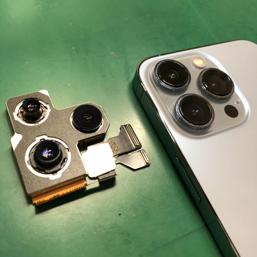 アウトカメラが故障してしまったiPhone13Pro（アイフォン13プロ）のカメラ交換！！カメラの異常は、「スマホ修理工房」
