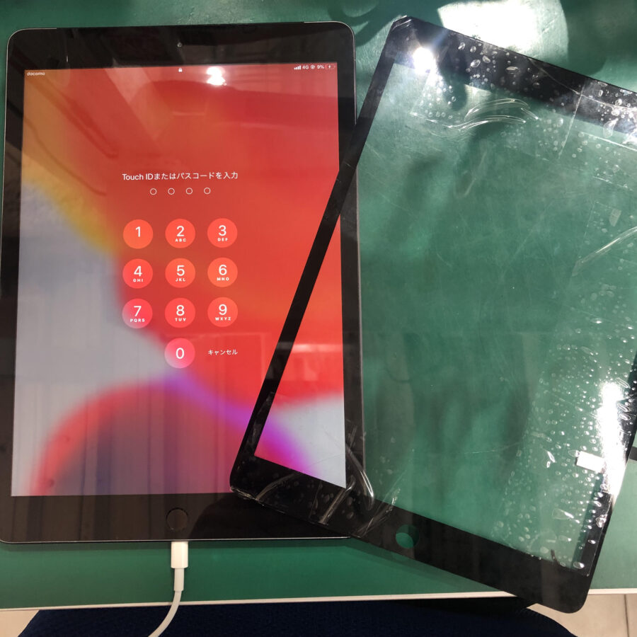 iPad 第7世代（A2197/A2200/A2198）の画面割れ！！最短即日・データそのままで修理対応可能です♪