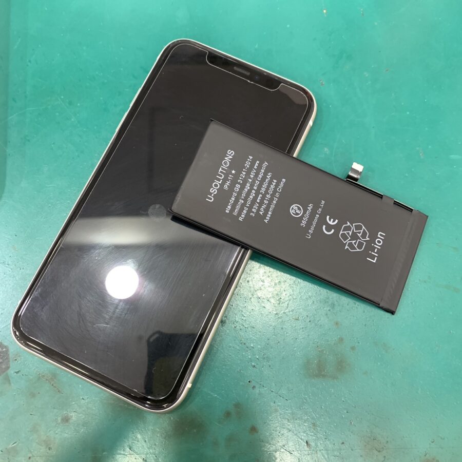 【バッテリー交換修理】茅ヶ崎市からお越しのお客様より、iPhone11 アイフォン11をお持ち込みいただきました！