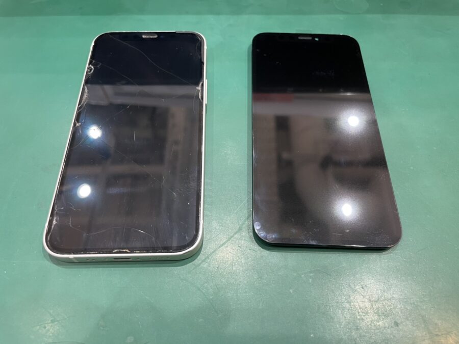 画面が映らなくなってしまったiPhone12mini(アイフォン12ミニ)も画面交換で直ります！