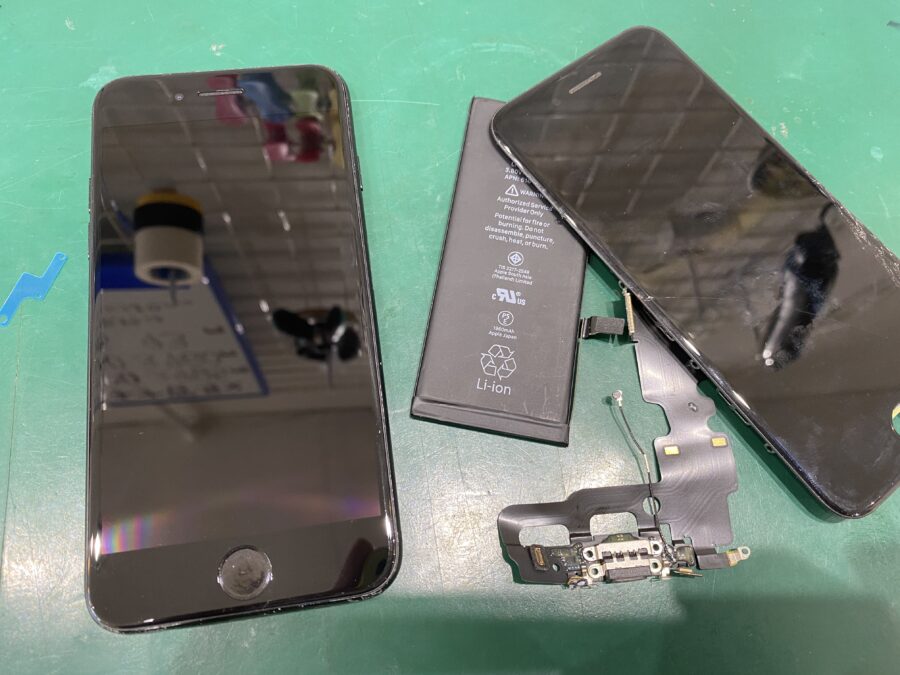 iPhone7(アイフォン)の充電ができないなどのトラブルは即日修理の【スマホ修理工房西大島店】へ