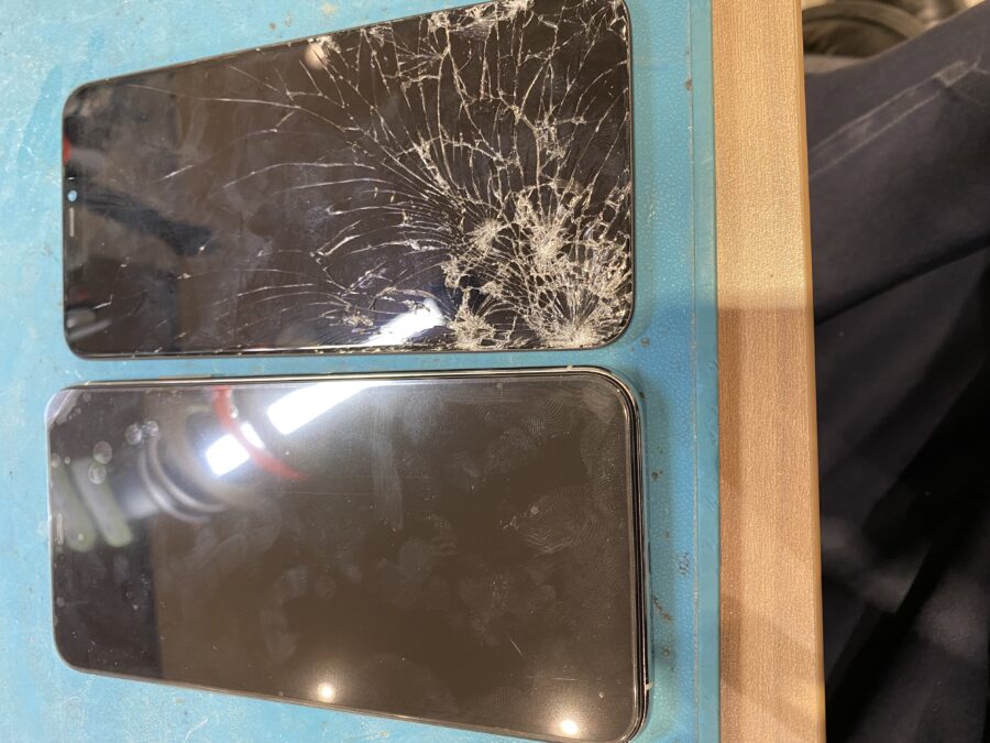 タッチ操作の行えないiPhone11ProMax(アイフォンイレブンプロマックス)の画面交換を行いました!