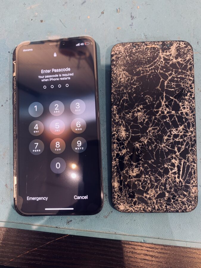 iPhoneXS（アイフォンXS）の画面割れ・液晶破損修理ならデータそのまま、即日修理の「スマホ修理工房渋谷店」へ！