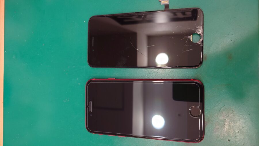 【画面修理】茅ヶ崎市からお越しのお客様より、iPhone SE2(アイフォンSE第二世代)をお持ち込みいただきました！