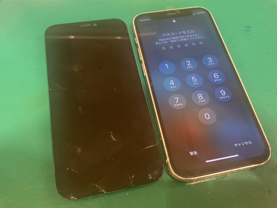 落としてからタッチが効かない！？そんな時は当店の即日修理へ！iPhone12mini(アイフォントゥエルブミニ)画面交換