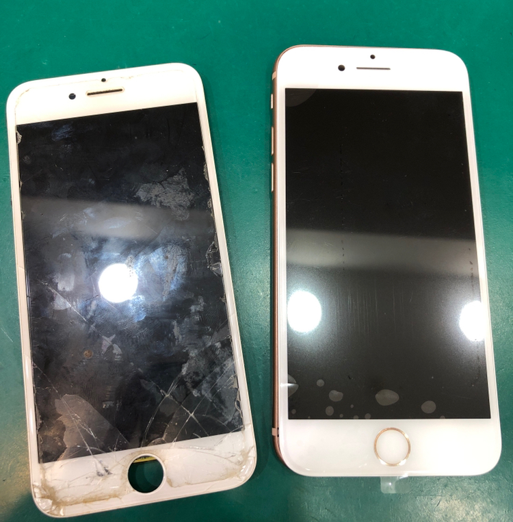【画面交換修理】茅ヶ崎市からお越しのお客様より、iPhone8(アイフォン8)をお持ち込みいただきました！