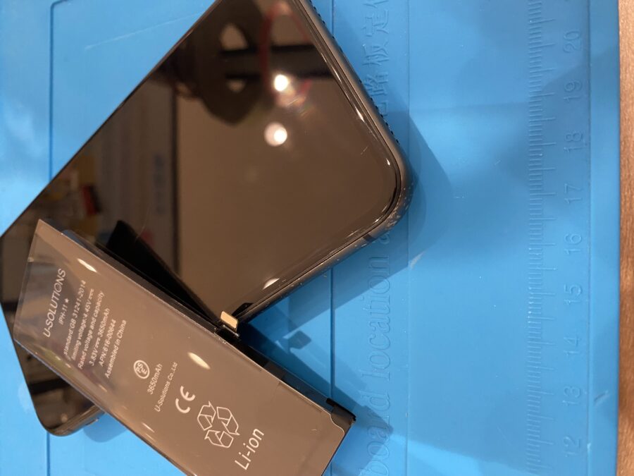 バッテリーの減りが早いiPhone11(アイフォンイレブン)若林区よりお持ち込み頂きました!