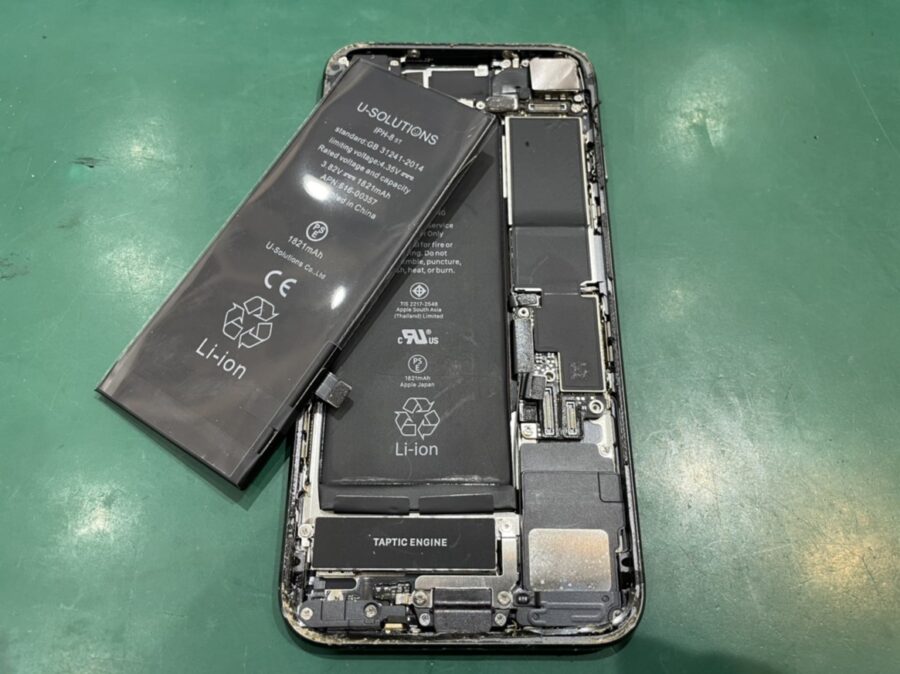 iPhone8(アイフォン8)のバッテリーの劣化を感じ始めたら、【スマホ修理工房池袋P’パルコ店】までご相談ください！