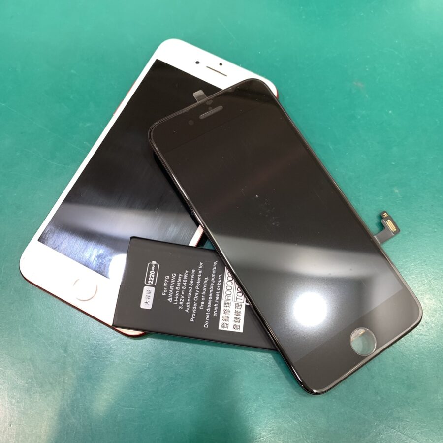 【画面が一層はがれた！】藤沢市からお越しのお客様より、iPhone7(アイフォン7)をお持ち込みいただきました！